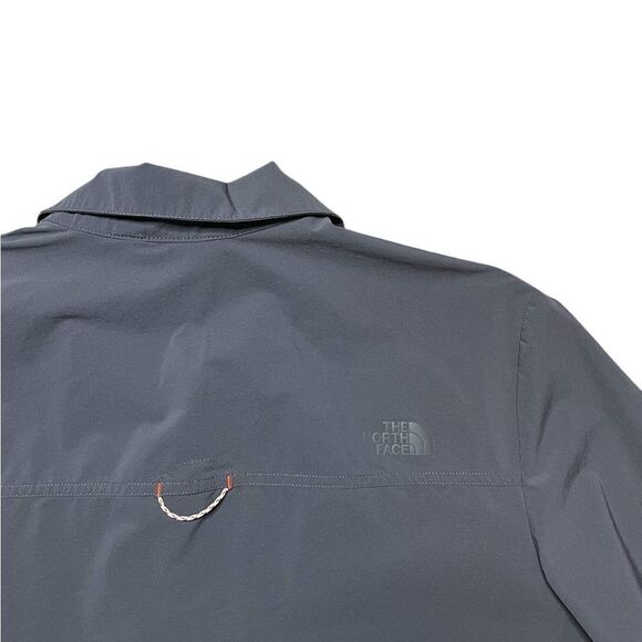 THE NORTH FACE Dome Long Sleeve Button Down Shirt Gray Size Large - Picture 6 of 9